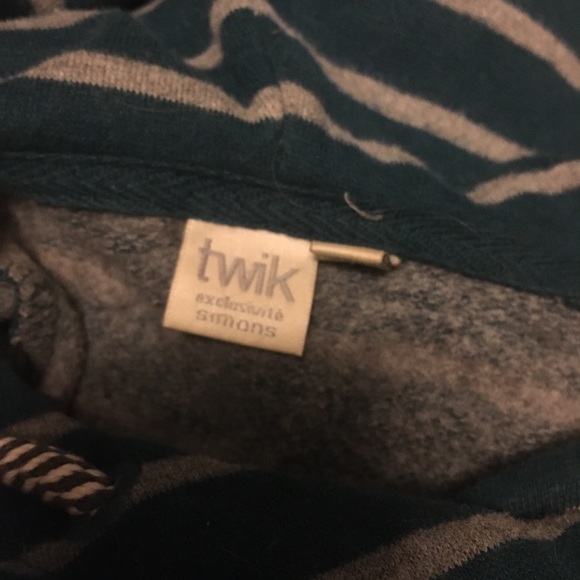 Striped twik hoodie - Picture 2 of 2